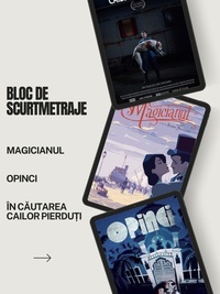 Poster Bloc scurtmetraje : Magicianul , Opinci ,In cautarea cailor pierduti